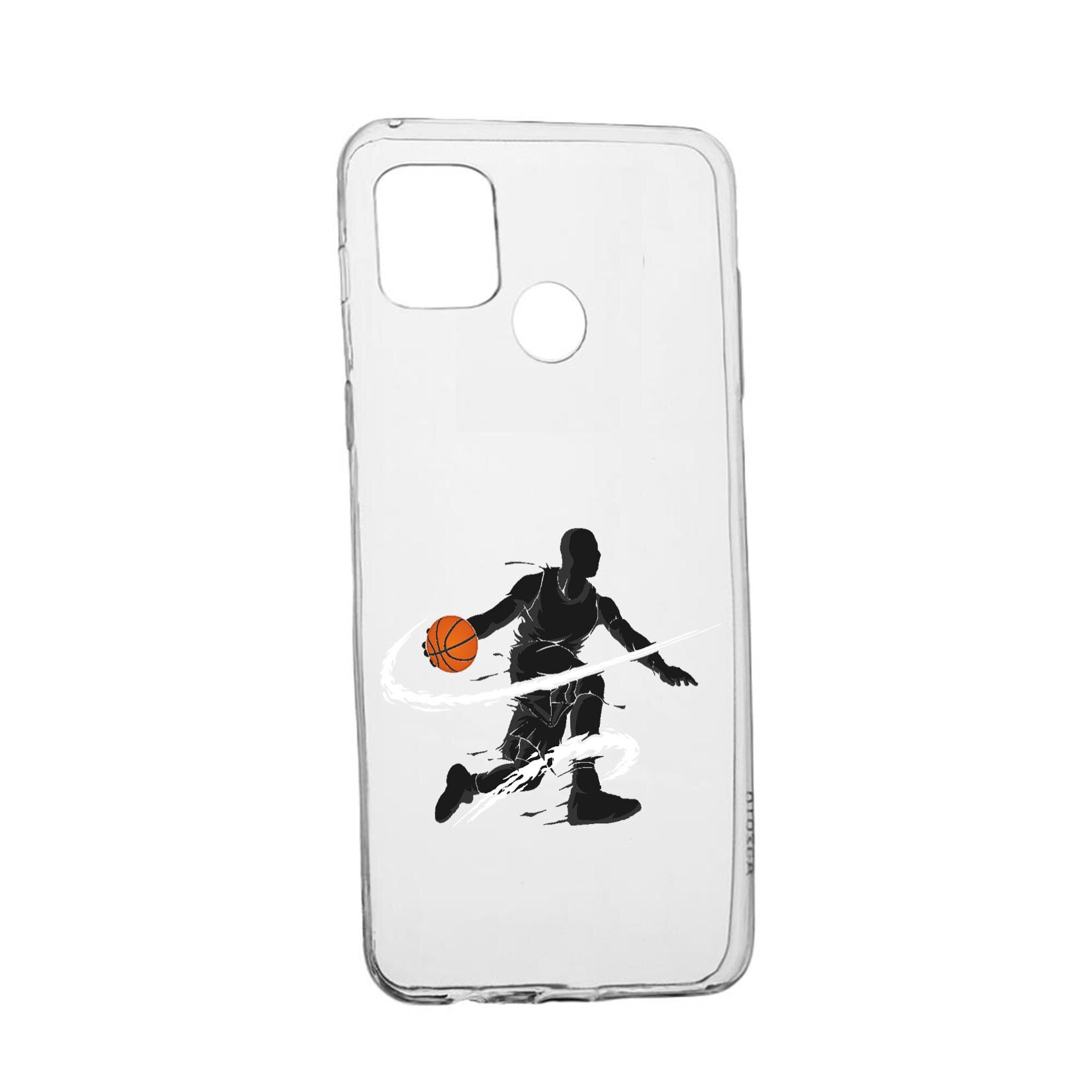 Husa Silicon Compatibila cu Realme 7i / Realme C12, Basketball, rezistenta la uzura, anti-alunecare, 791