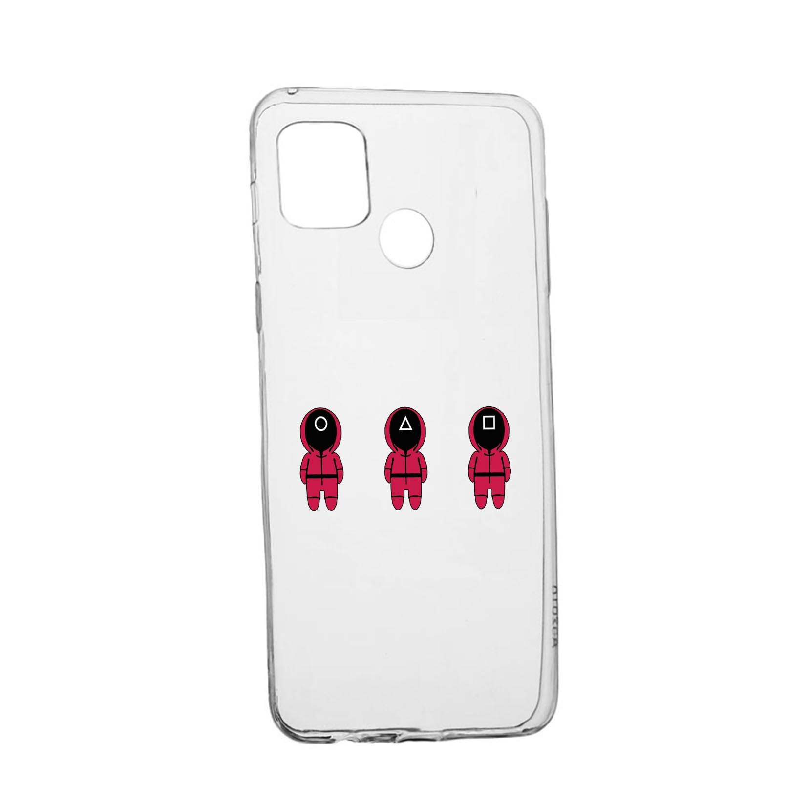 Husa Silicon Compatibila cu Realme 7i / Realme C12, Squid Game - Soldier Cartoon, rezistenta la uzura, anti-alunecare, 849