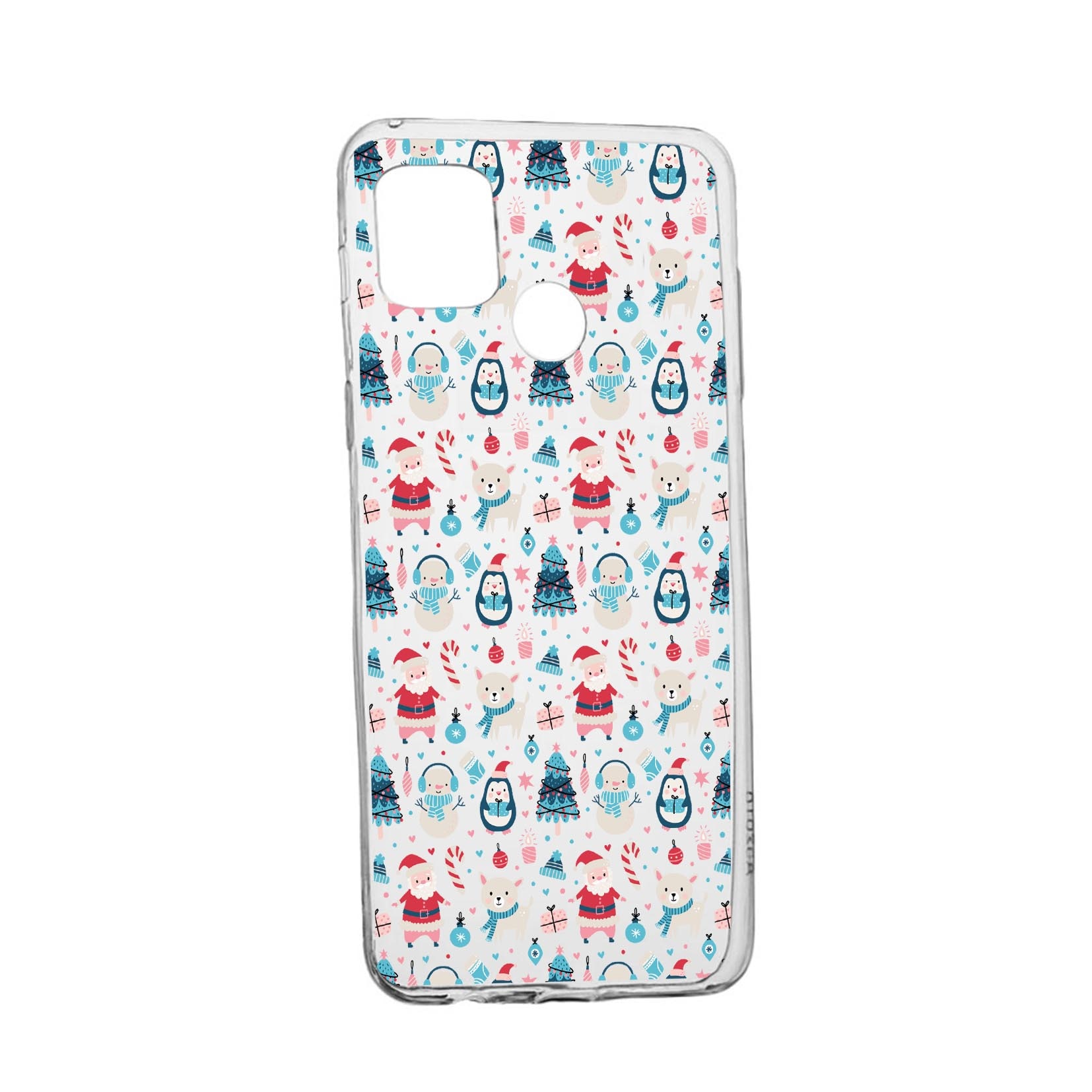 Husa Silicon Compatibila cu Realme 7i / Realme C12, Christmas Ornaments, rezistenta la uzura, anti-alunecare, 876