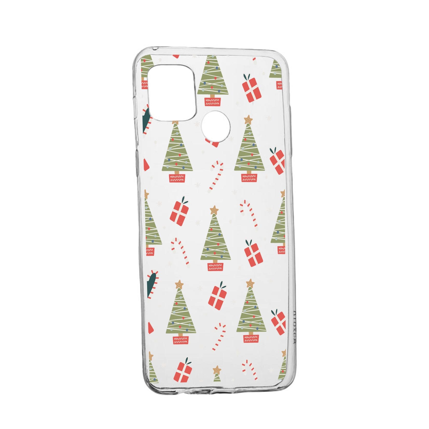 Husa Silicon Compatibila cu Realme 7i / Realme C12, Christmas Pattern, rezistenta la uzura, anti-alunecare, 873