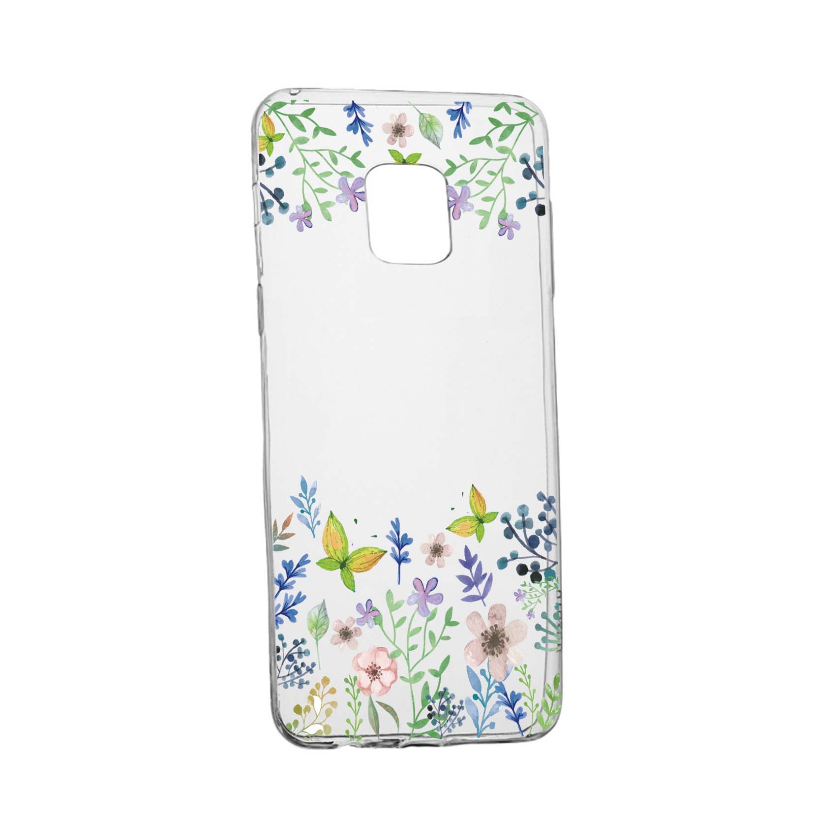 Husa Silicon Compatibila Cu Nokia XR20, Flowers, rezistenta la uzura, anti-alunecare, 95