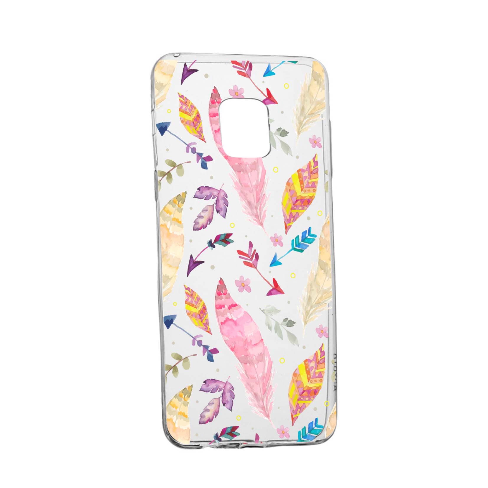 Husa Silicon Compatibila Cu Nokia XR20, Feathers, rezistenta la uzura, anti-alunecare, 68
