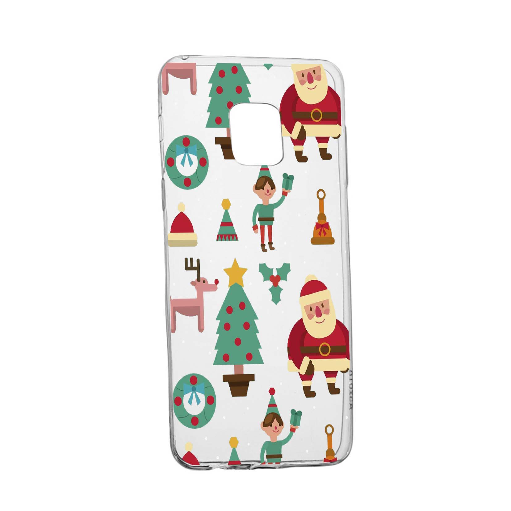 Husa Silicon Xmas, Compatibila Cu Nokia XR20, rezistenta la uzura, anti-alunecare, 320