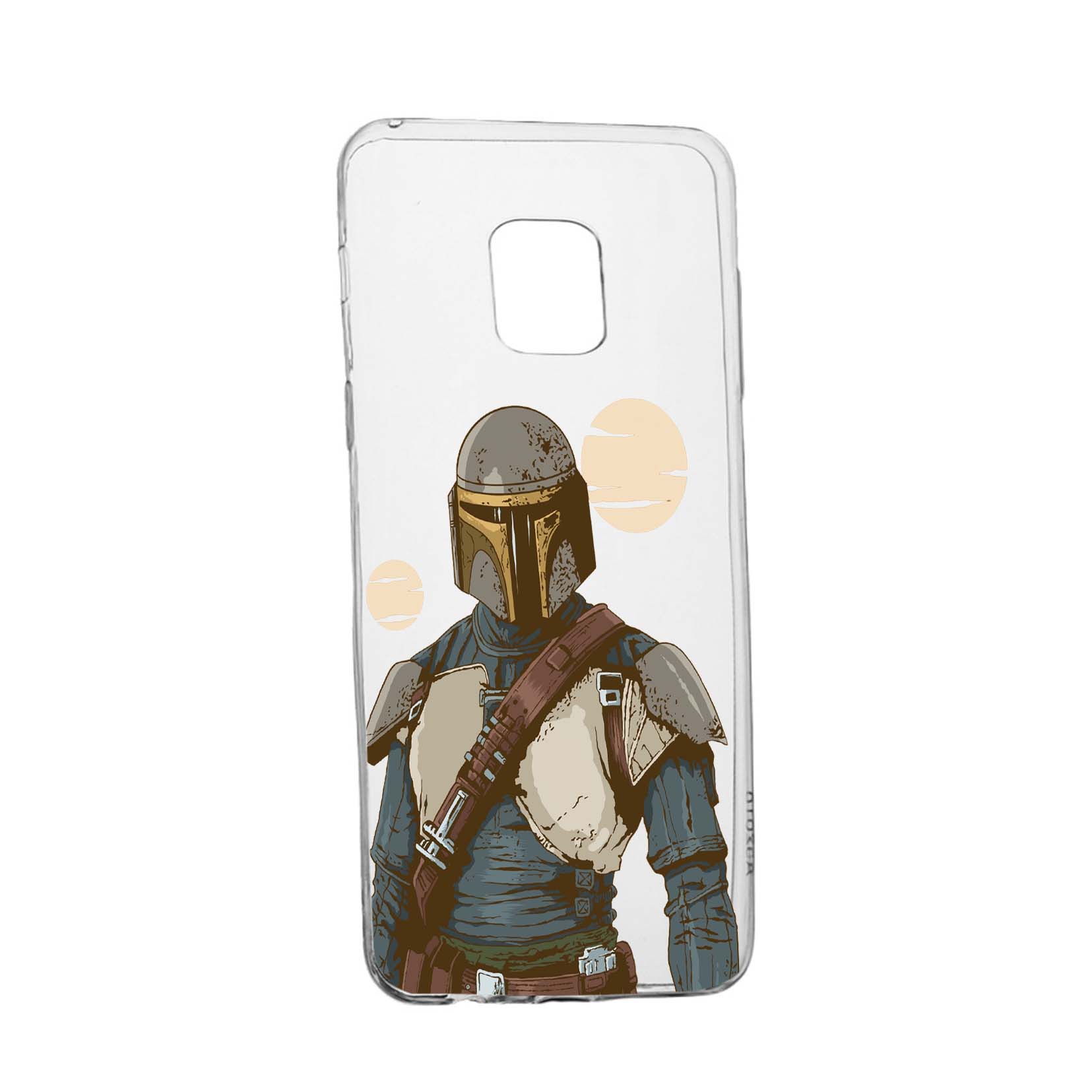 Husa Silicon Star Wars, The Mandalorian Compatibila Cu Nokia XR20, rezistenta la uzura, anti-alunecare, 461