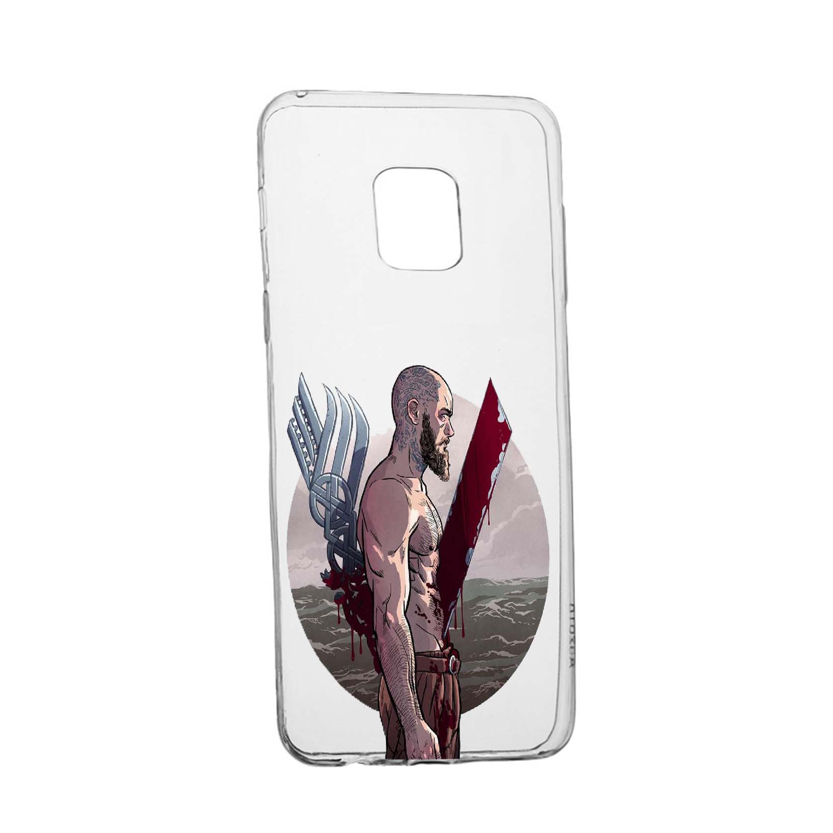 Husa Silicon Vikings Ragnar Lothbrok Movie, Compatibila Cu Nokia XR20, rezistenta la uzura, anti-alunecare, 455