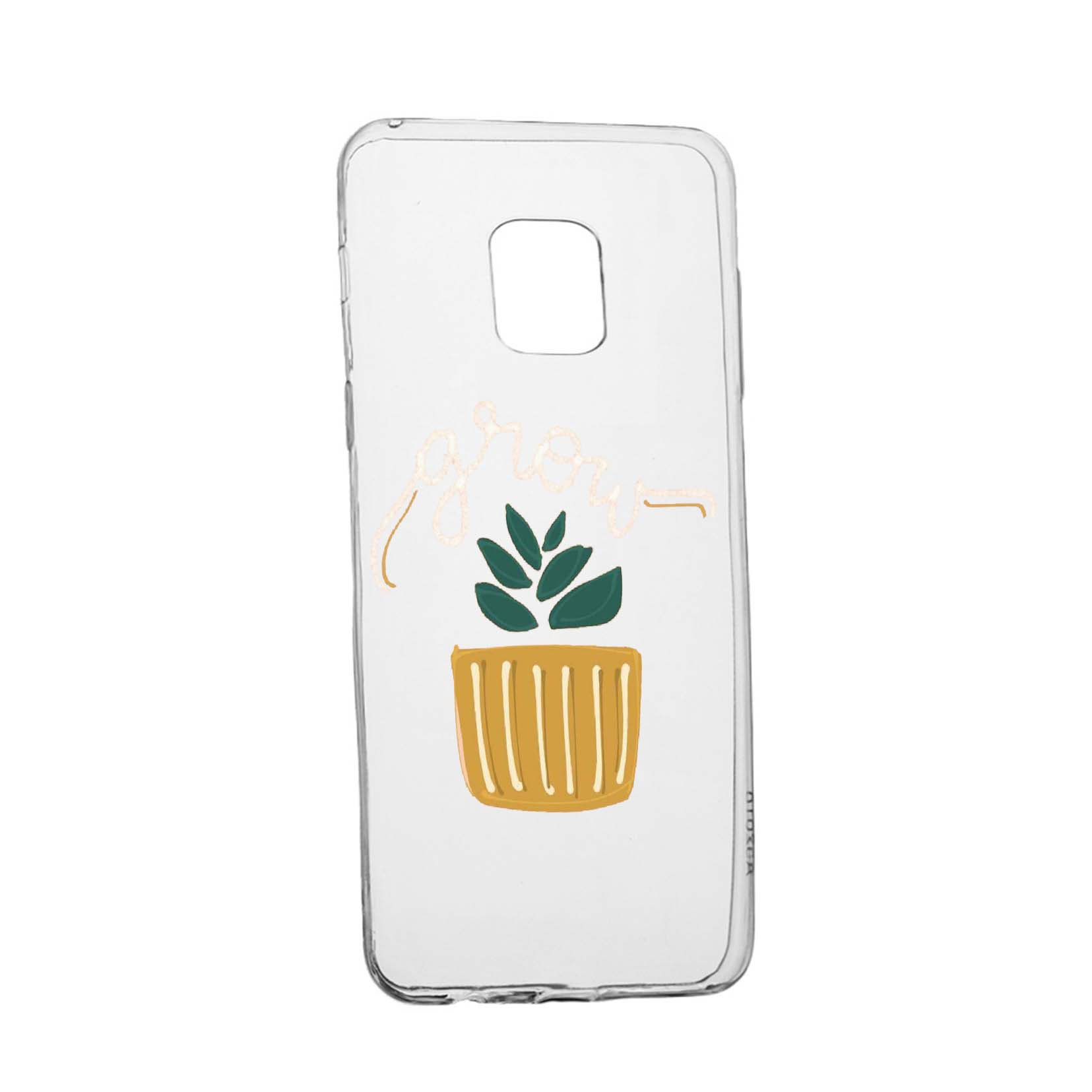 Husa Silicon Grow, Compatibila Cu Nokia XR20, rezistenta la uzura, anti-alunecare, 490