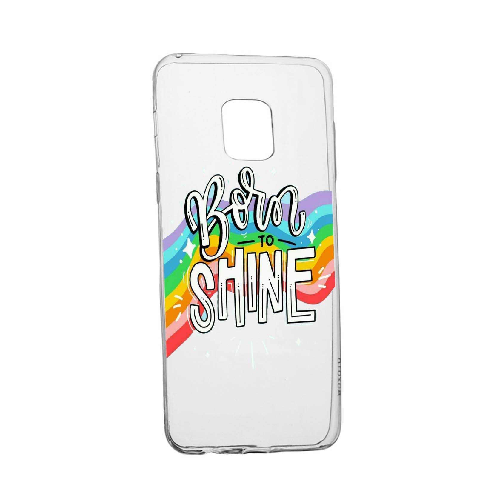 Husa Silicon Born To Shine, Compatibila Cu Nokia XR20, rezistenta la uzura, anti-alunecare, 489