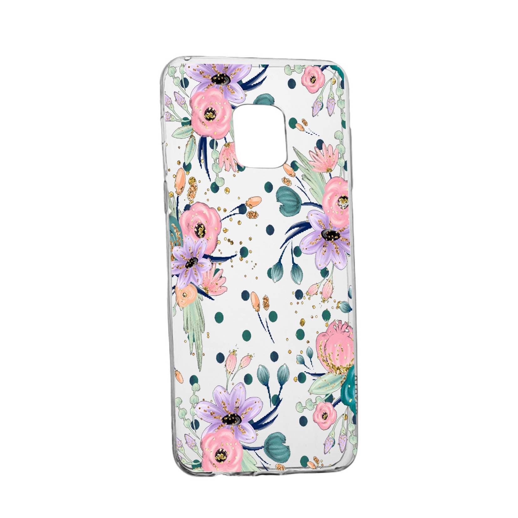 Husa Silicon Flowers, Compatibila Cu Nokia XR20, rezistenta la uzura, anti-alunecare, 495
