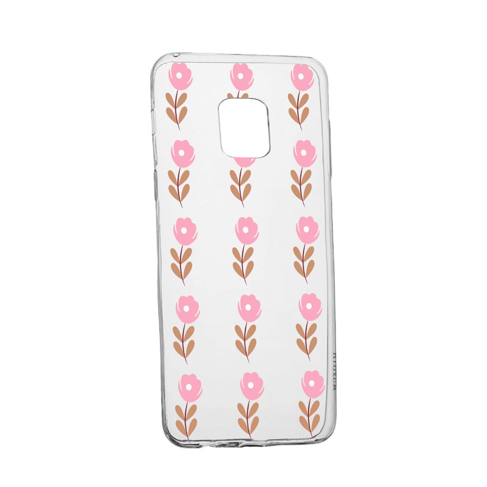 Husa Silicon Flowers, Compatibila Cu Nokia XR20, rezistenta la uzura, anti-alunecare, 505