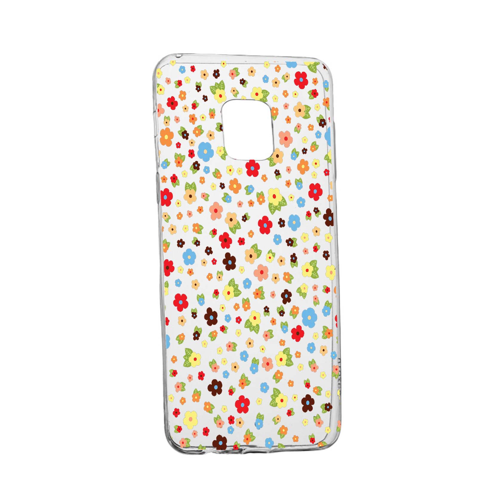 Husa Silicon Happy Flowers, Compatibila Cu Nokia XR20, rezistenta la uzura, anti-alunecare, 501