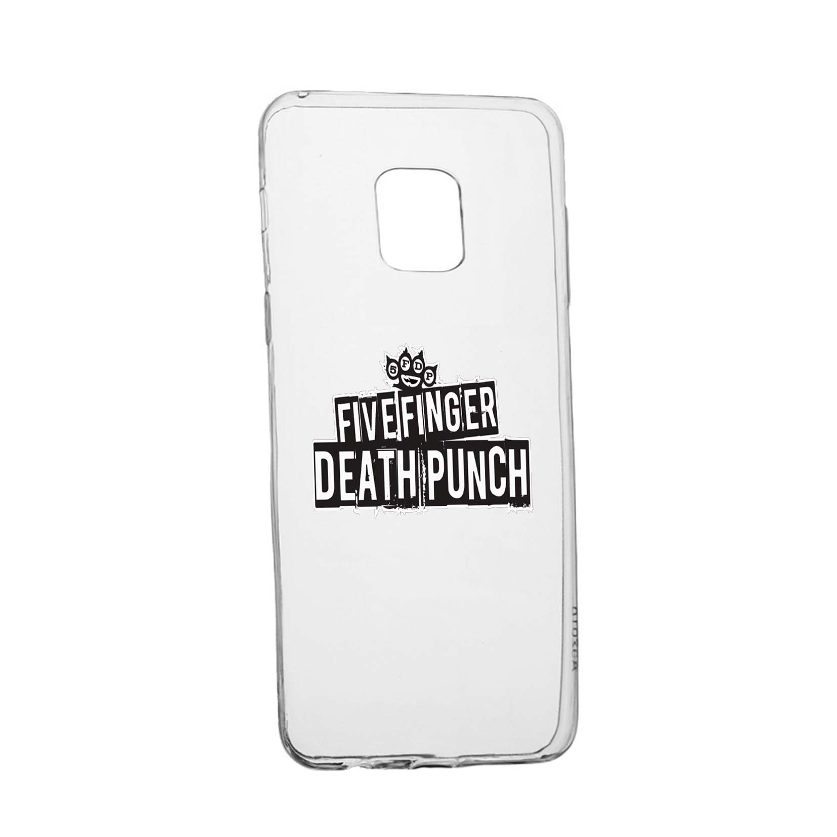 Husa Silicon Five FInger Death Punch, Compatibila Cu Nokia XR20, rezistenta la uzura, anti-alunecare, 536