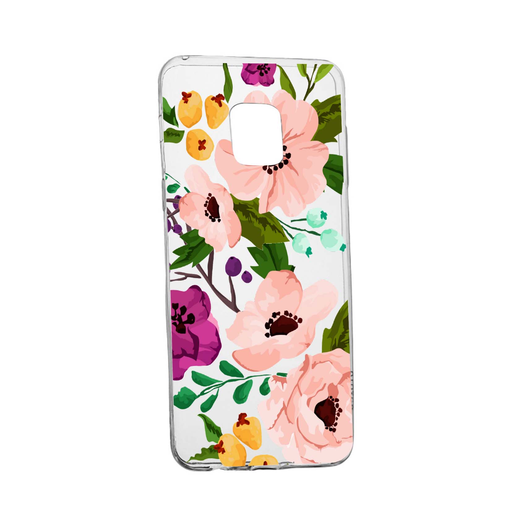 Husa Silicon Flowers, Compatibila Cu Nokia XR20, rezistenta la uzura, anti-alunecare, 629