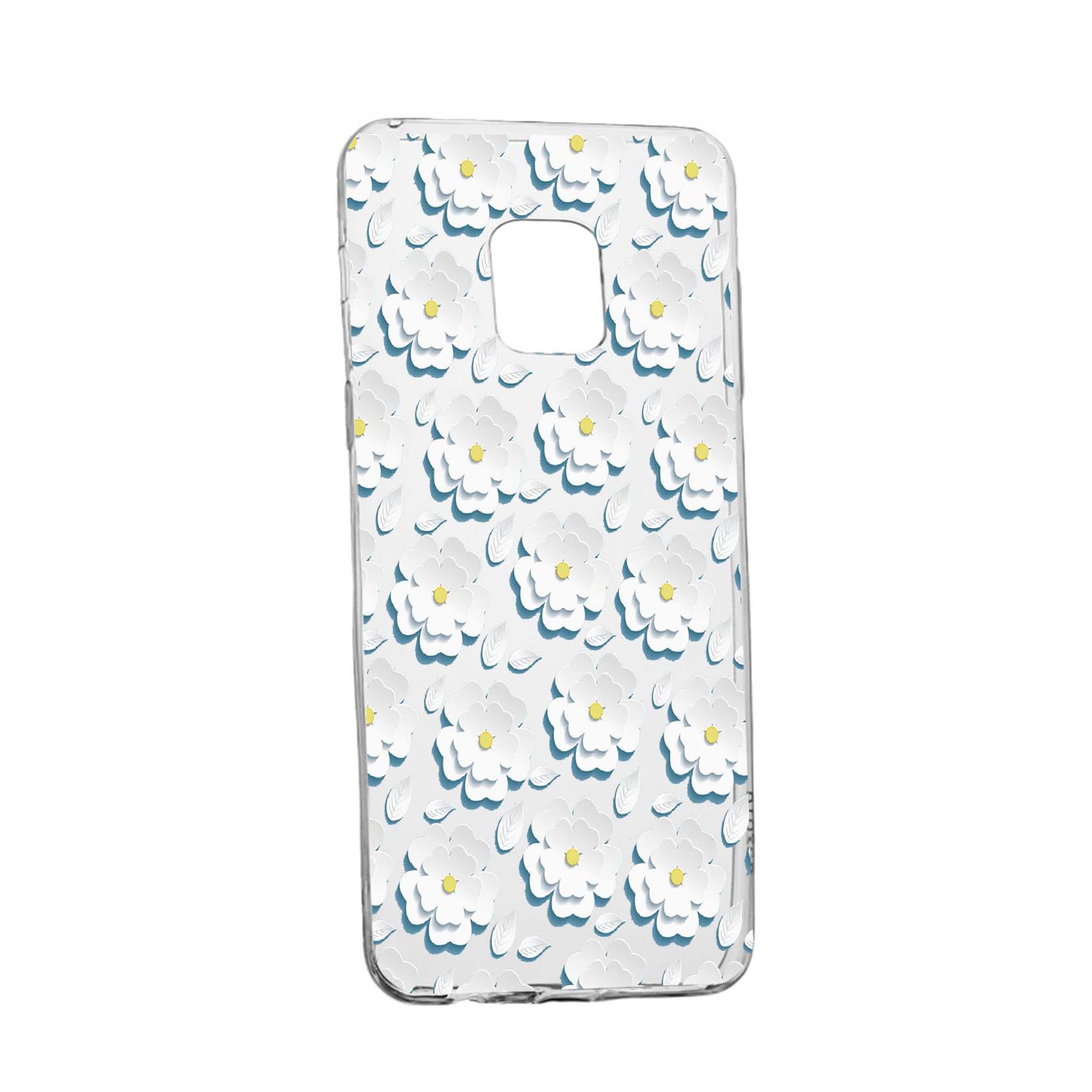 Husa Silicon Daisy - White Flower, Compatibila Cu Nokia XR20, rezistenta la uzura, anti-alunecare, 683