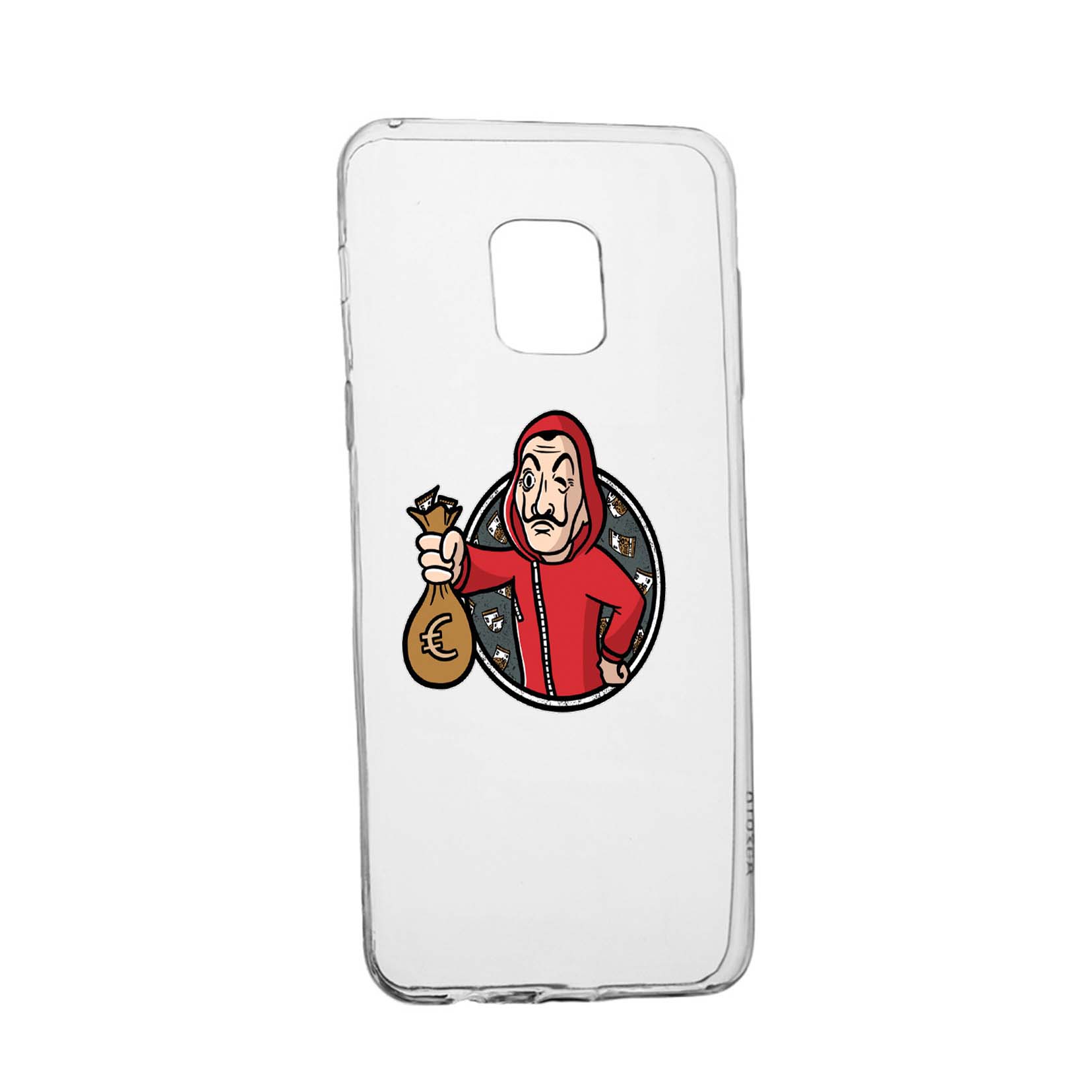 Husa Silicon La Casa De Papel, Compatibila Cu Nokia XR20, rezistenta la uzura, anti-alunecare, 700