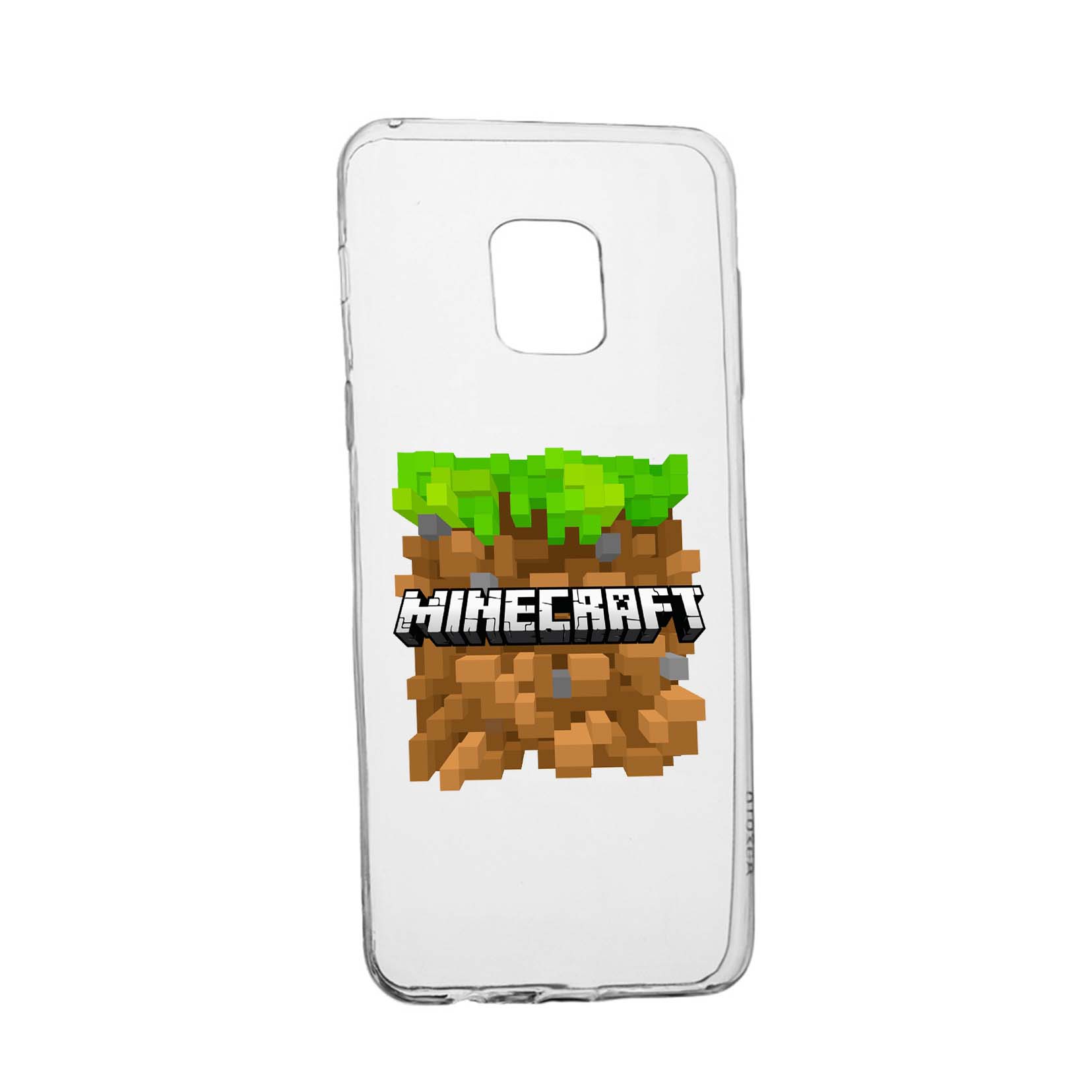 Husa Silicon Minecraft, Compatibila Cu Nokia XR20, rezistenta la uzura, anti-alunecare, 726