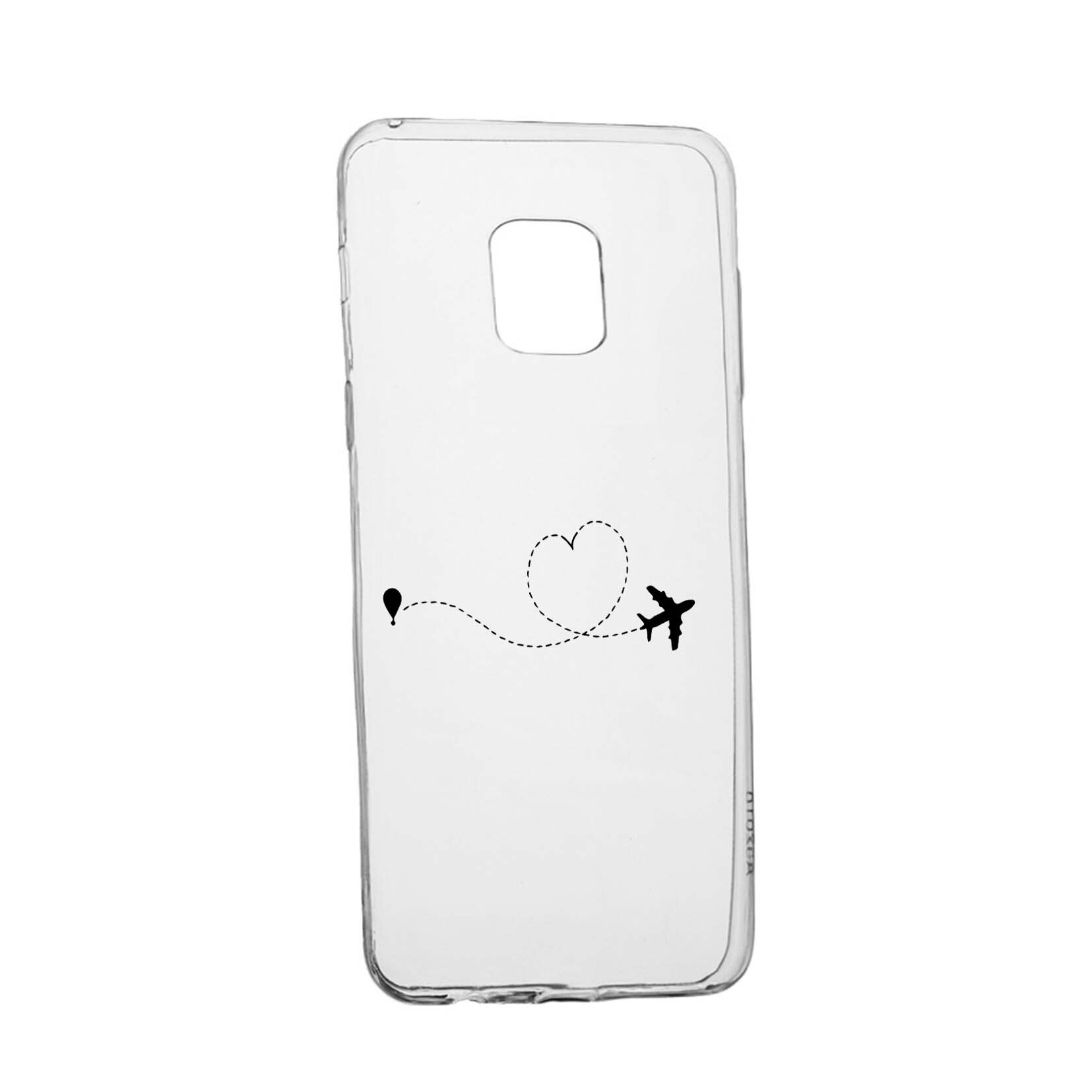 Husa Silicon Compatibila cu Nokia XR20, Love To Travel, rezistenta la uzura, anti-alunecare, 746