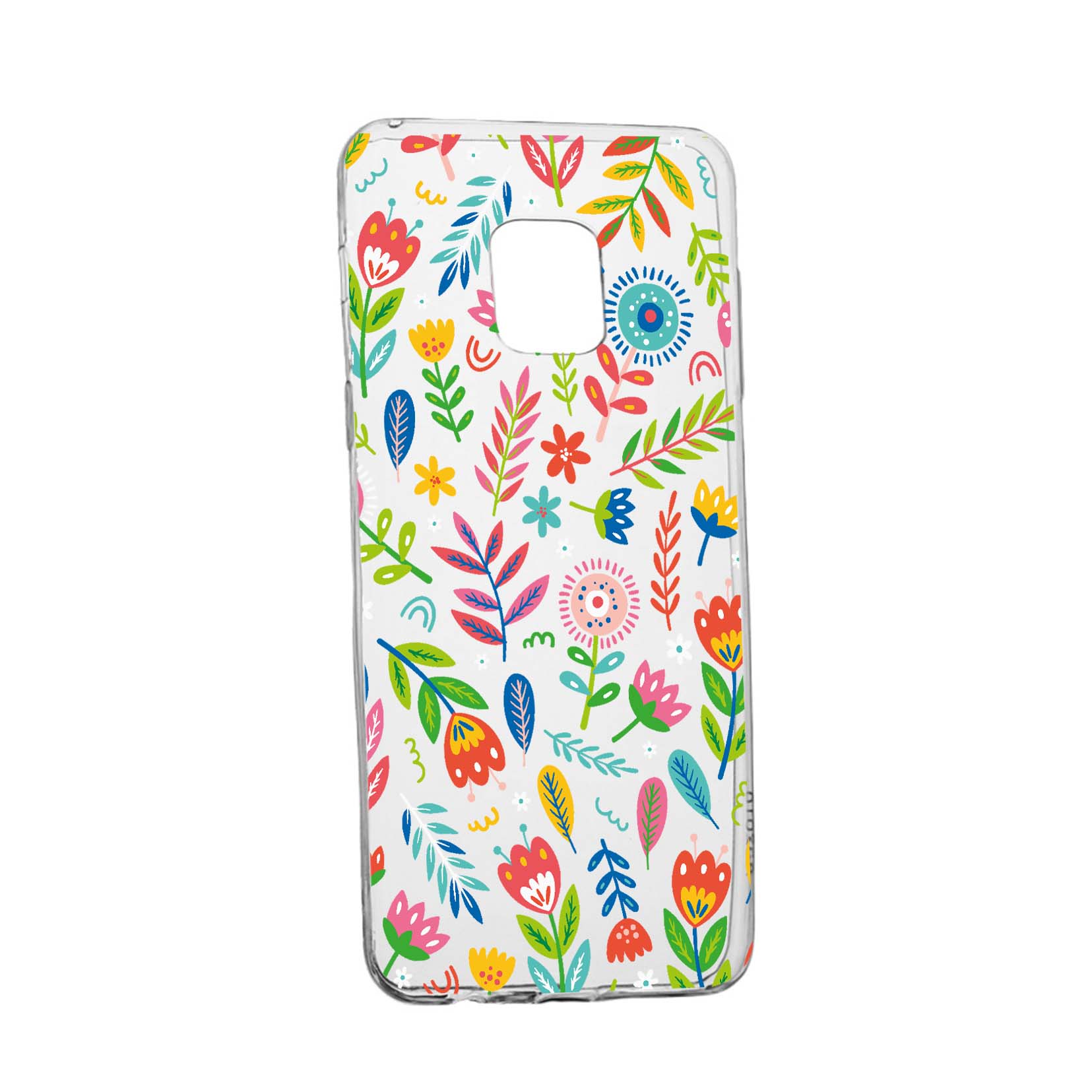 Husa Silicon Compatibila cu Nokia XR20, Happy Flowers, rezistenta la uzura, anti-alunecare, 756