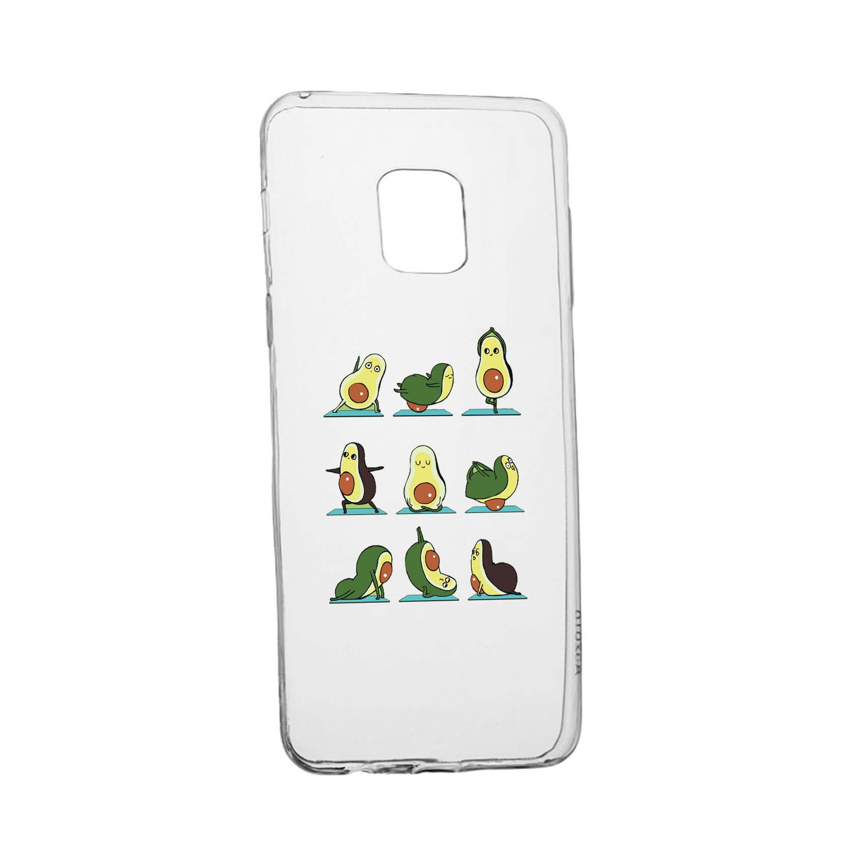 Husa Silicon Compatibila cu Nokia XR20, Avocado Yoga, rezistenta la uzura, anti-alunecare, 752