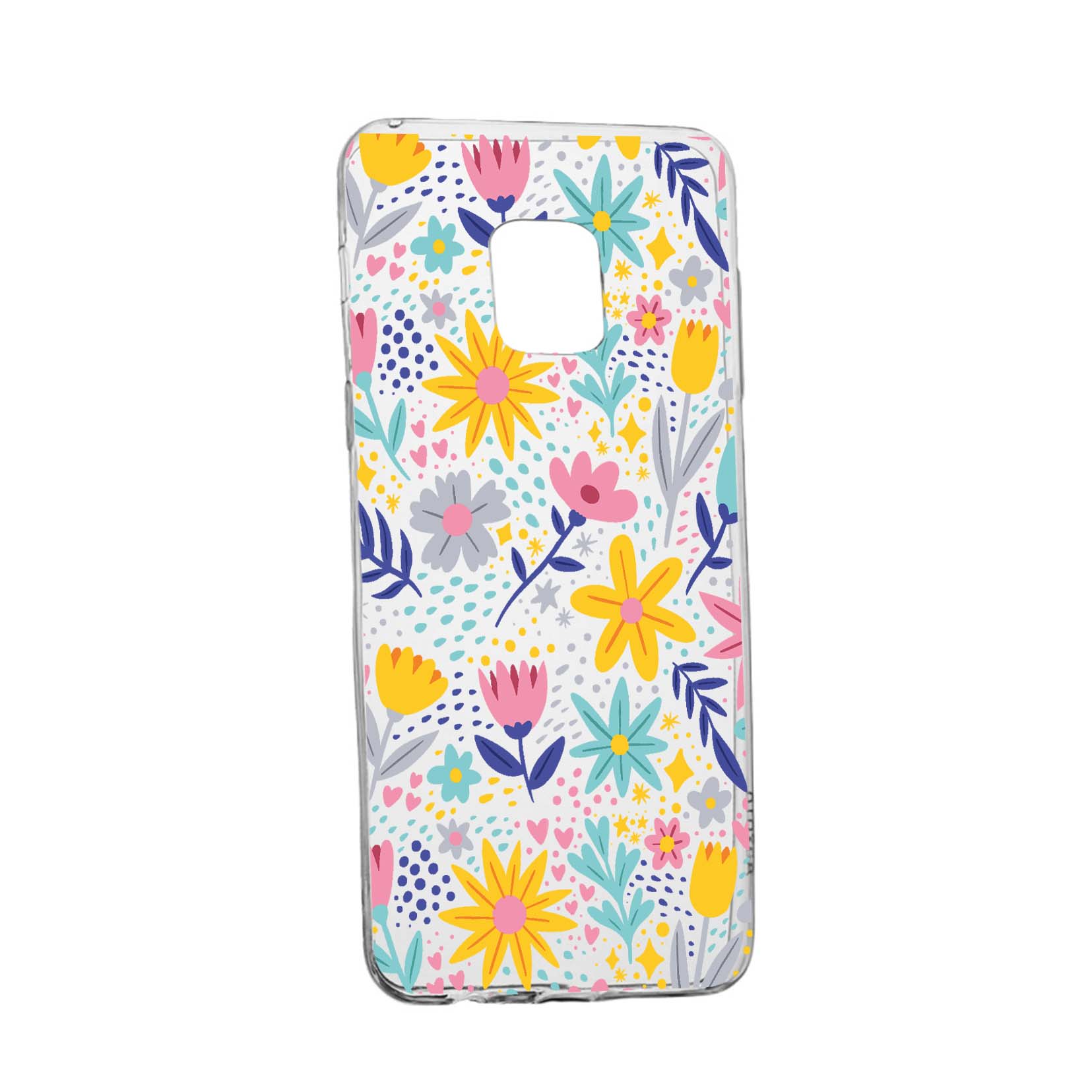 Husa Silicon Compatibila cu Nokia XR20, Little Flowers, rezistenta la uzura, anti-alunecare, 758