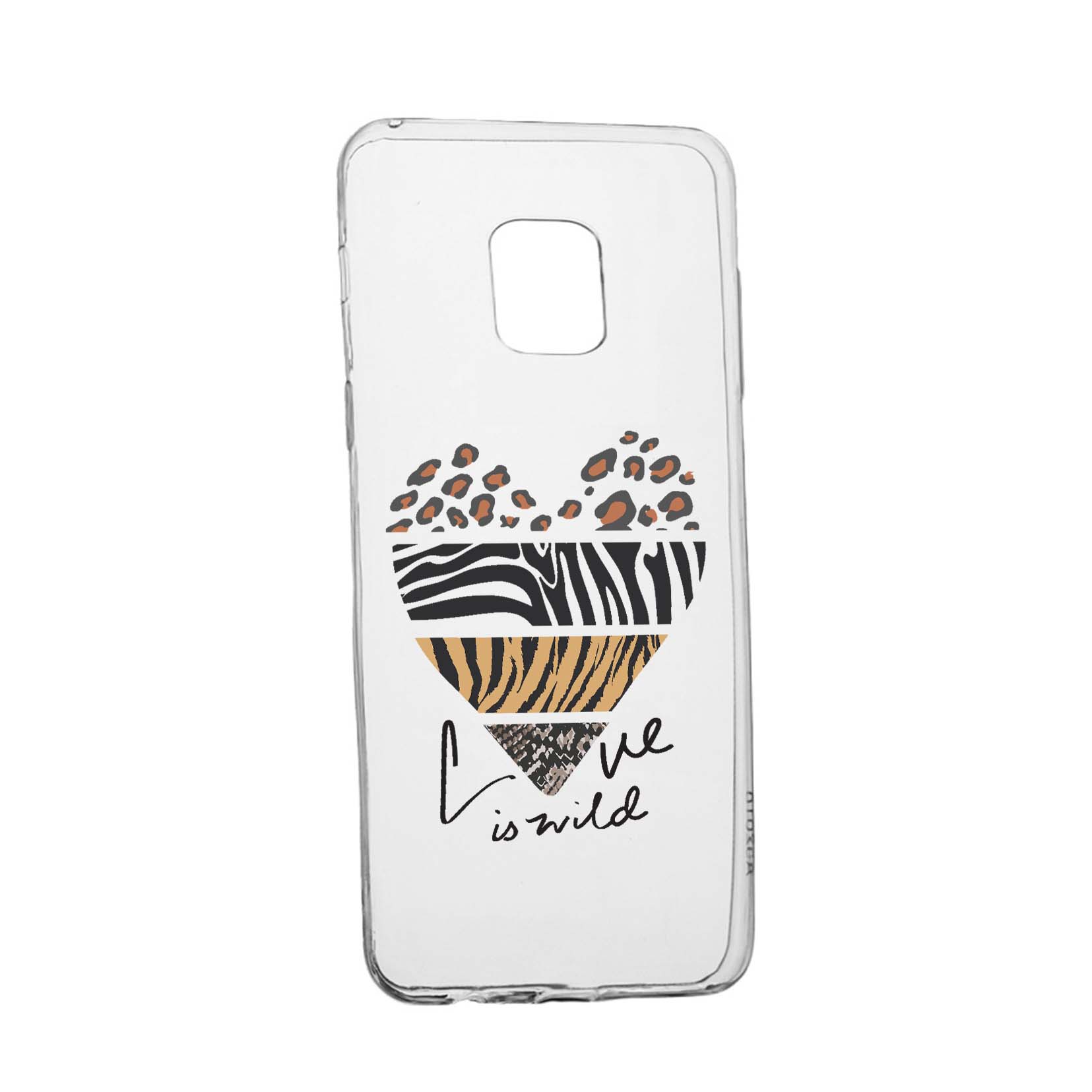 Husa Silicon Compatibila cu Nokia XR20, Love Is Wild, rezistenta la uzura, anti-alunecare, 762