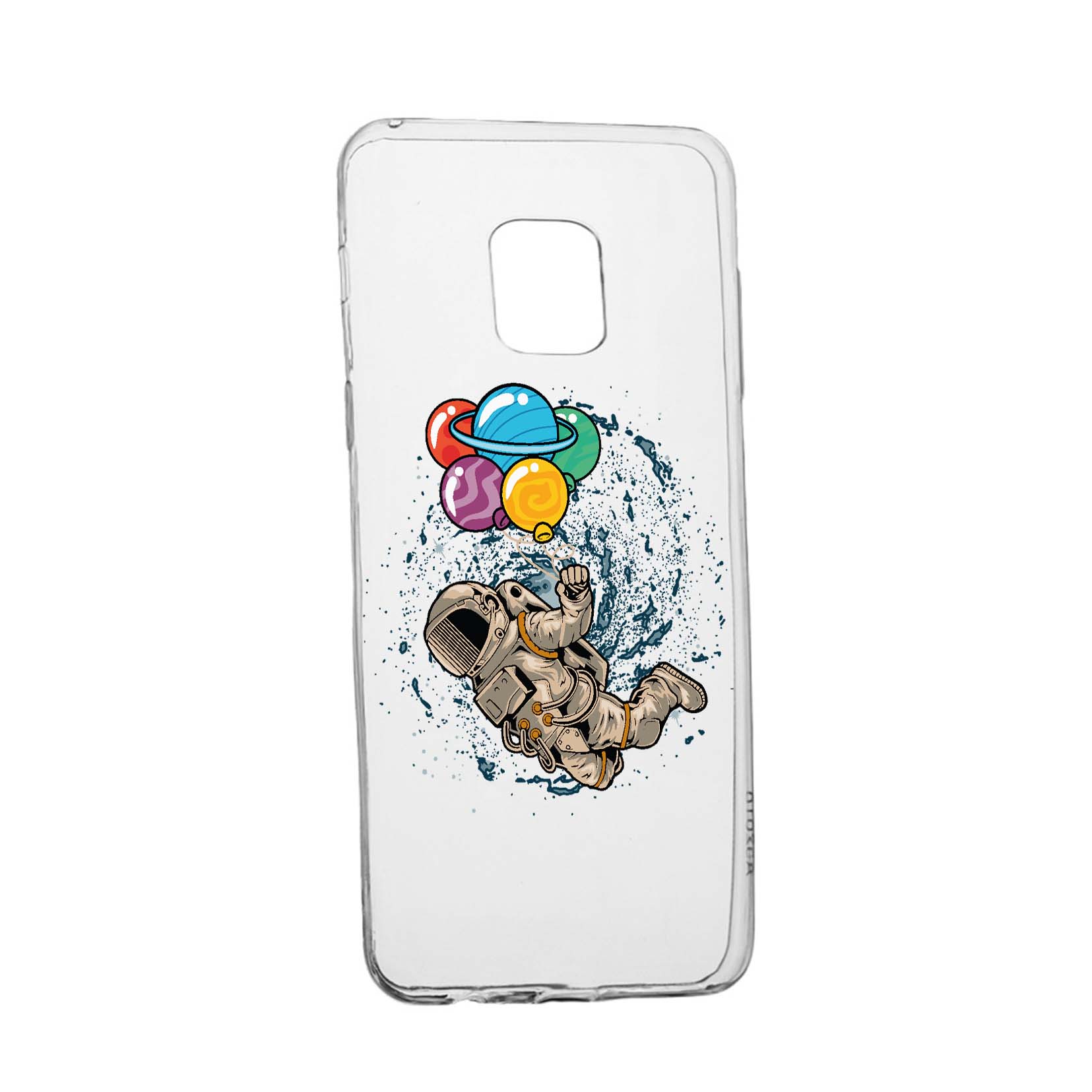 Husa Silicon Compatibila cu Nokia XR20, Happy Astronaut, rezistenta la uzura, anti-alunecare, 773