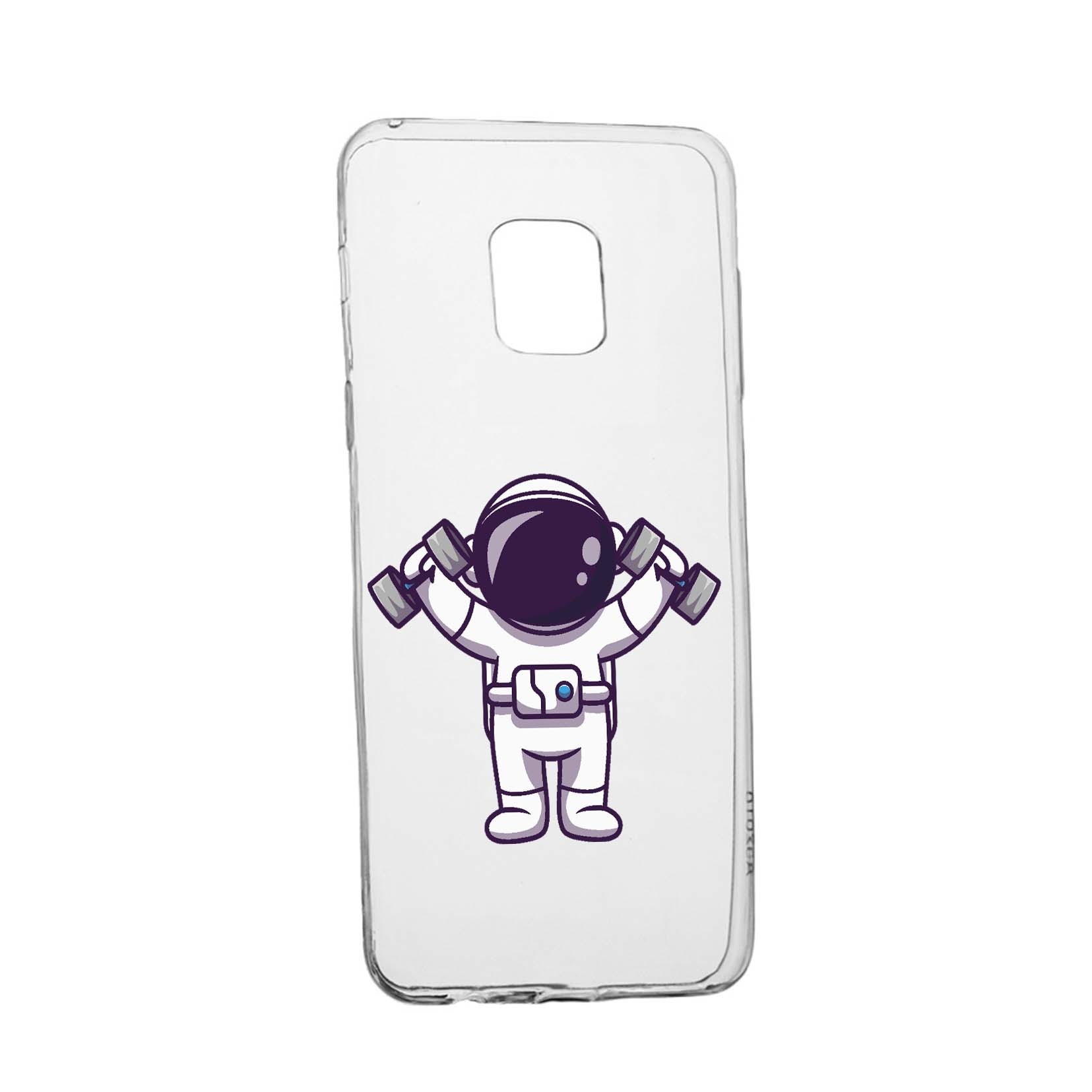 Husa Silicon Compatibila cu Nokia XR20, Astronaut Gym, rezistenta la uzura, anti-alunecare, 778