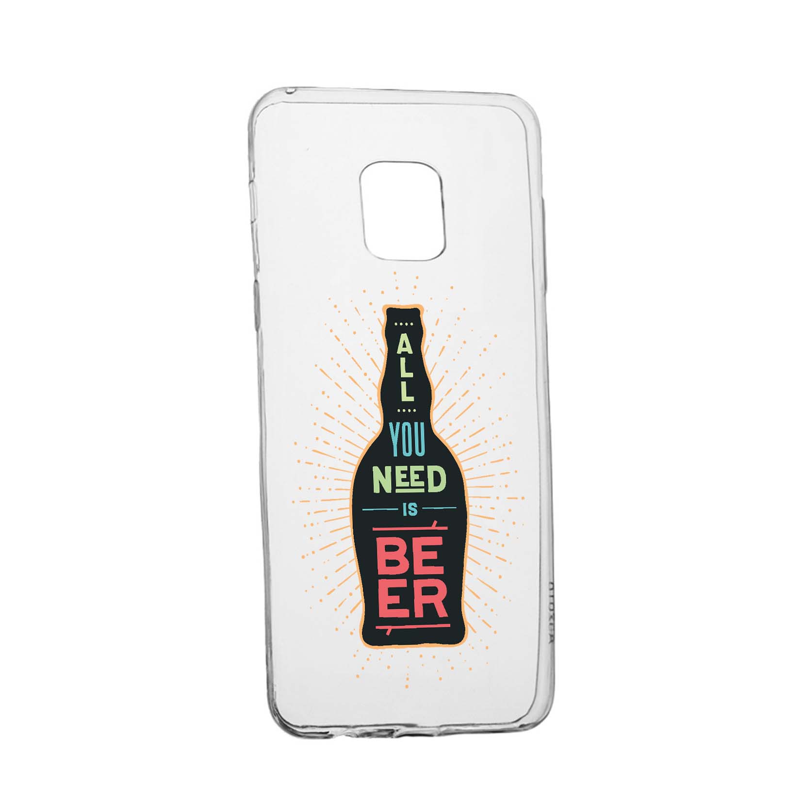 Husa Silicon Compatibila cu Nokia XR20, All You Need Is Beer, rezistenta la uzura, anti-alunecare, 790