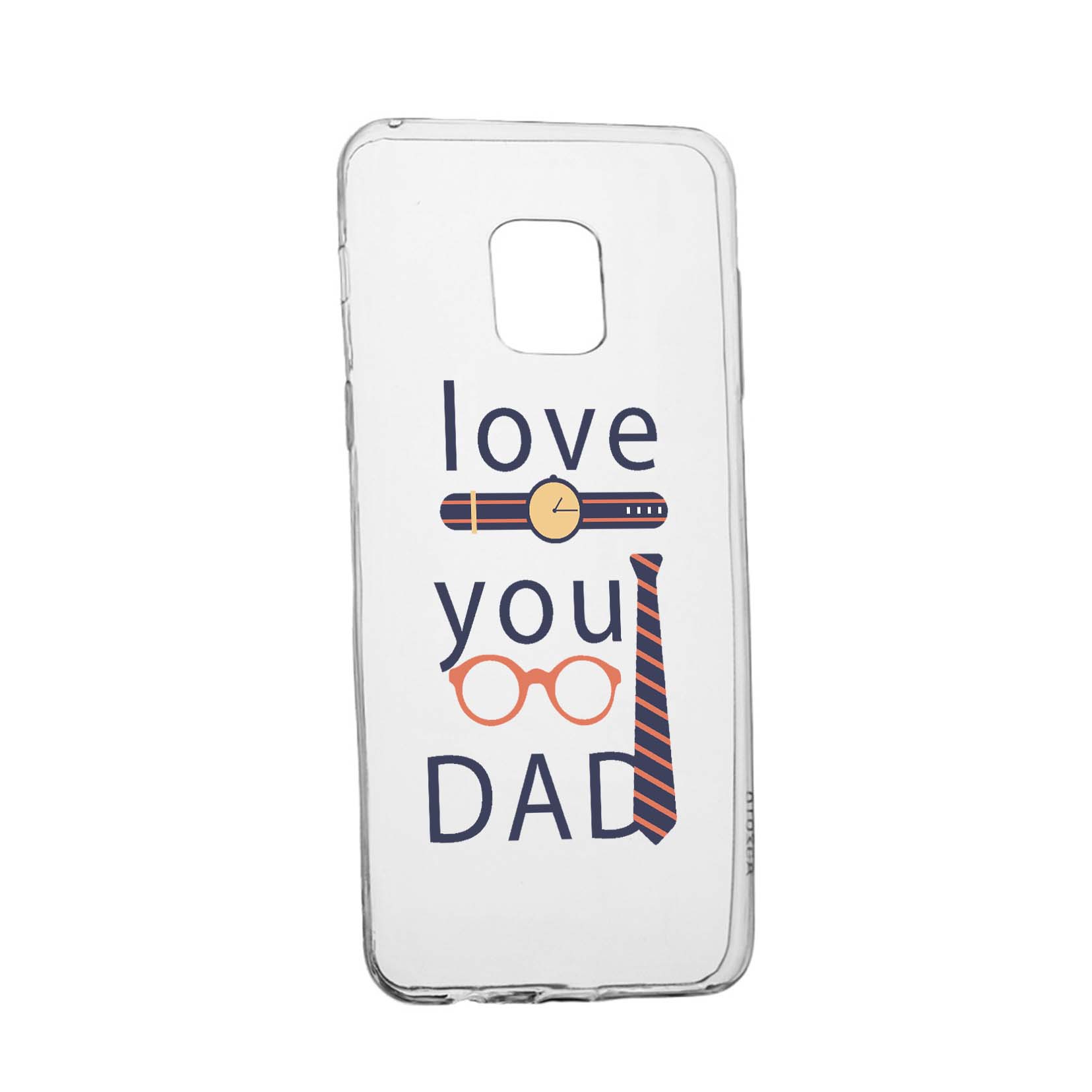 Husa Silicon Compatibila cu Nokia XR20, Love You Dad, rezistenta la uzura, anti-alunecare, 795