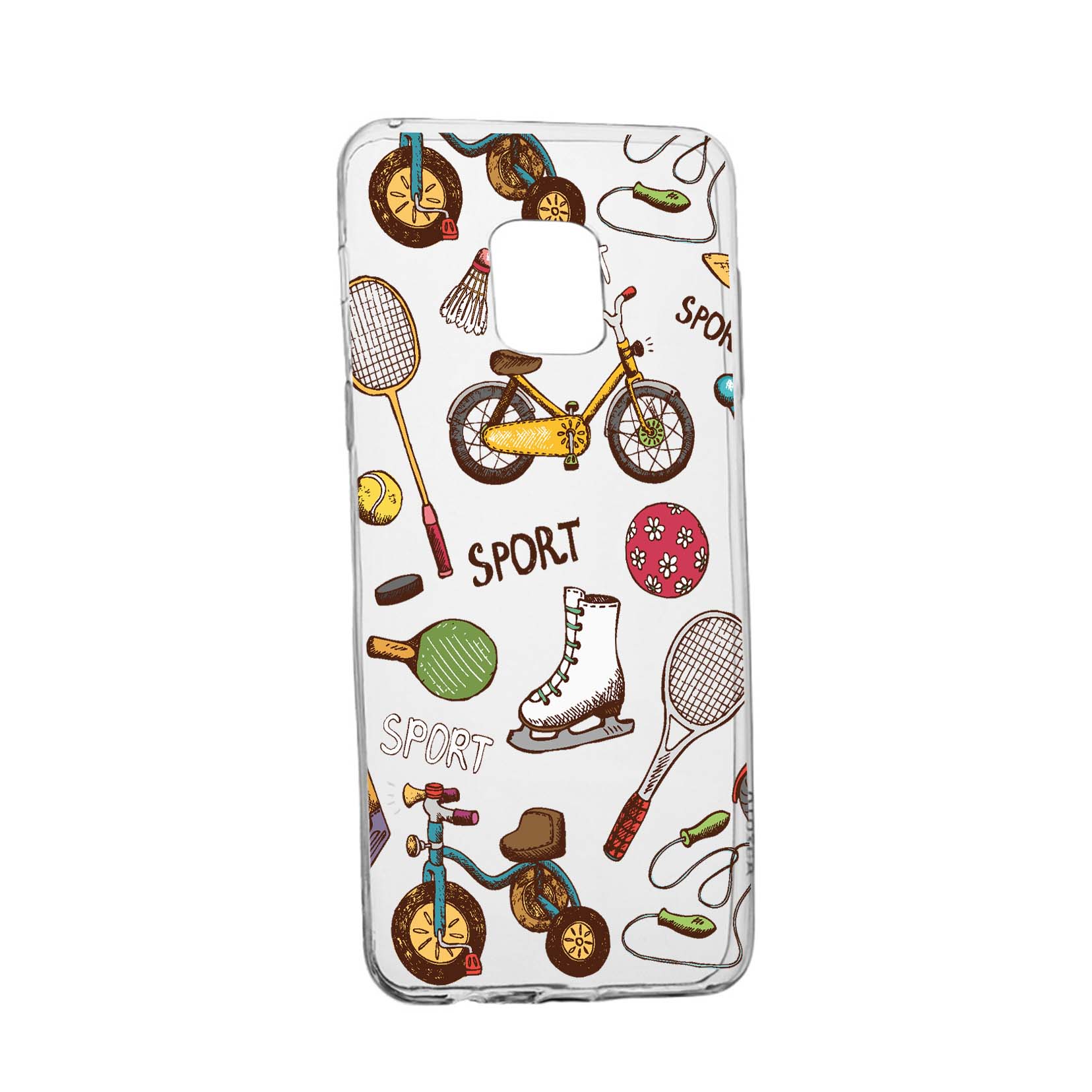 Husa Silicon Compatibila cu Nokia XR20, Summer Sports, rezistenta la uzura, anti-alunecare, 776