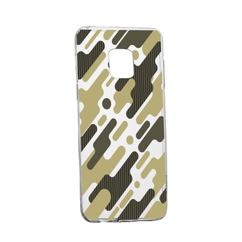 Husa Silicon Compatibila cu Nokia XR20, Green Camouflage, rezistenta la uzura, anti-alunecare, 811 Husa Silicon Compatibila cu Nokia XR20, Green Camouflage, rezistenta la uzura, anti-alunecare, 811