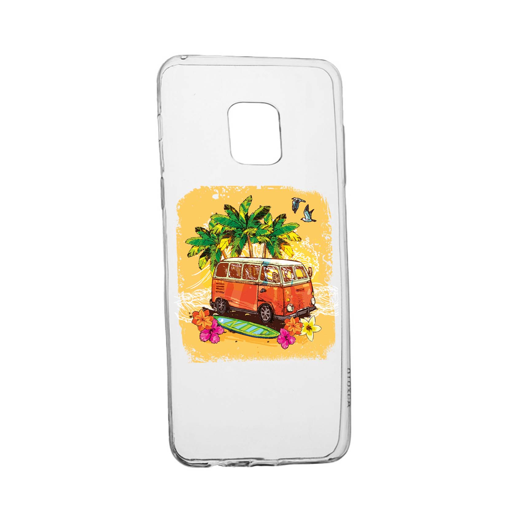 Husa Silicon Compatibila cu Nokia XR20, Summer Car, rezistenta la uzura, anti-alunecare, 814