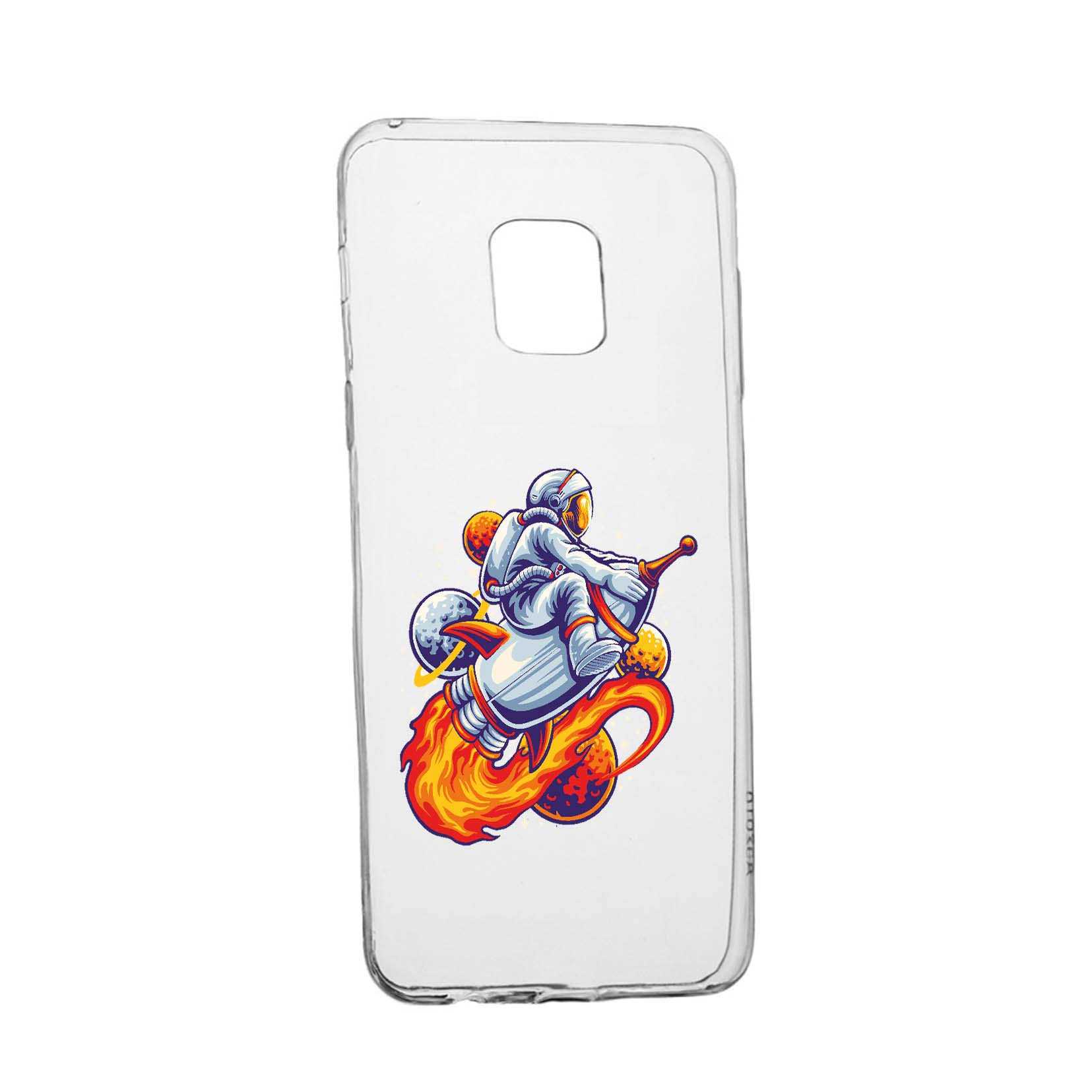 Husa Silicon Compatibila cu Nokia XR20, Astronaut, rezistenta la uzura, anti-alunecare, 830