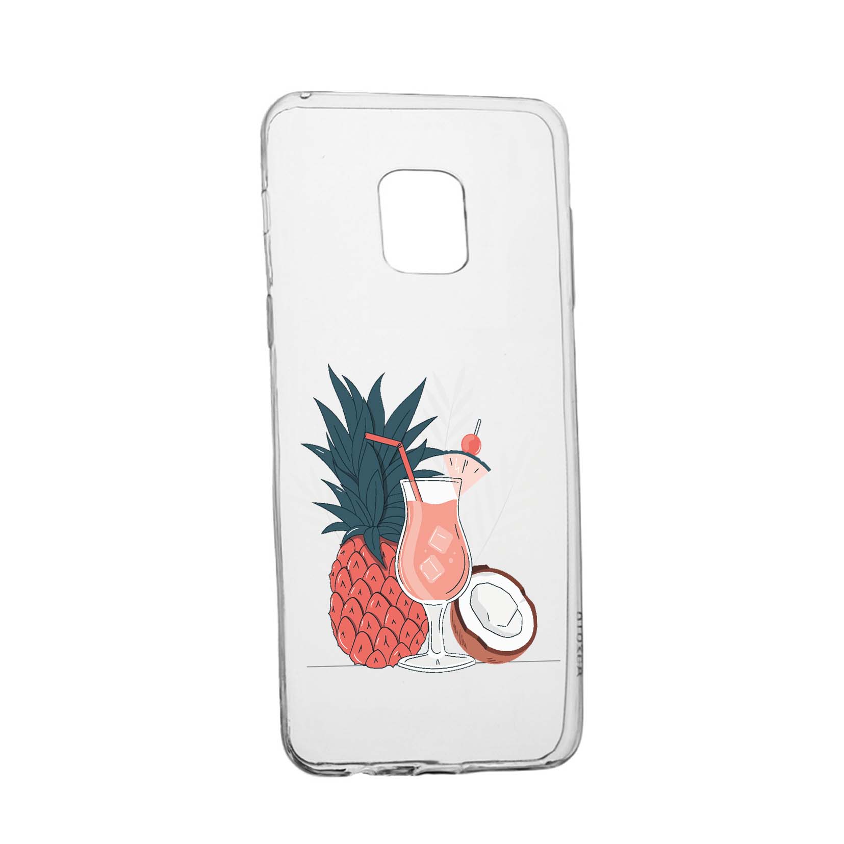 Husa Silicon Compatibila cu Nokia XR20, Summer Coktail, rezistenta la uzura, anti-alunecare, 834