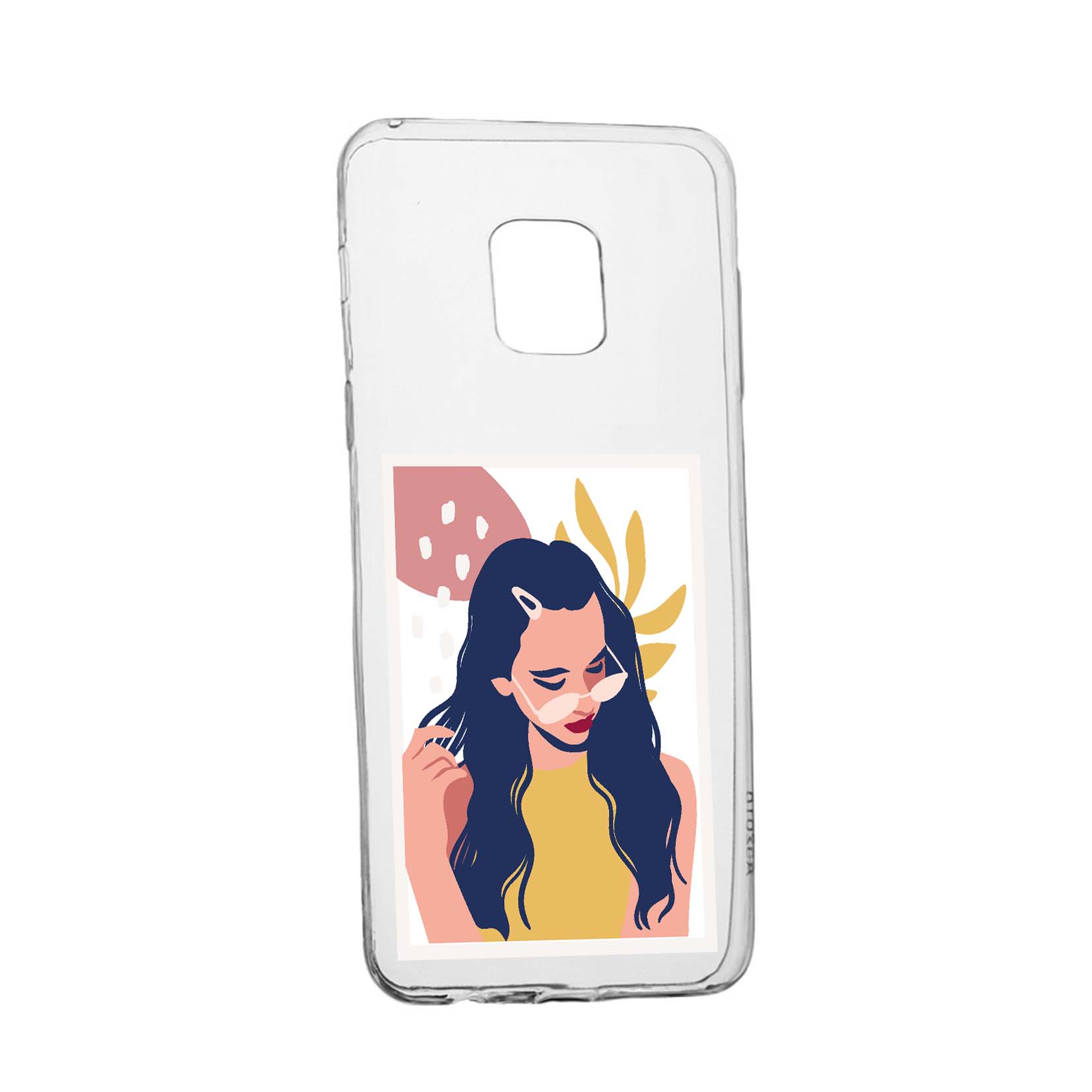 Husa Silicon Compatibila cu Nokia XR20, Summer Girl, rezistenta la uzura, anti-alunecare, 837