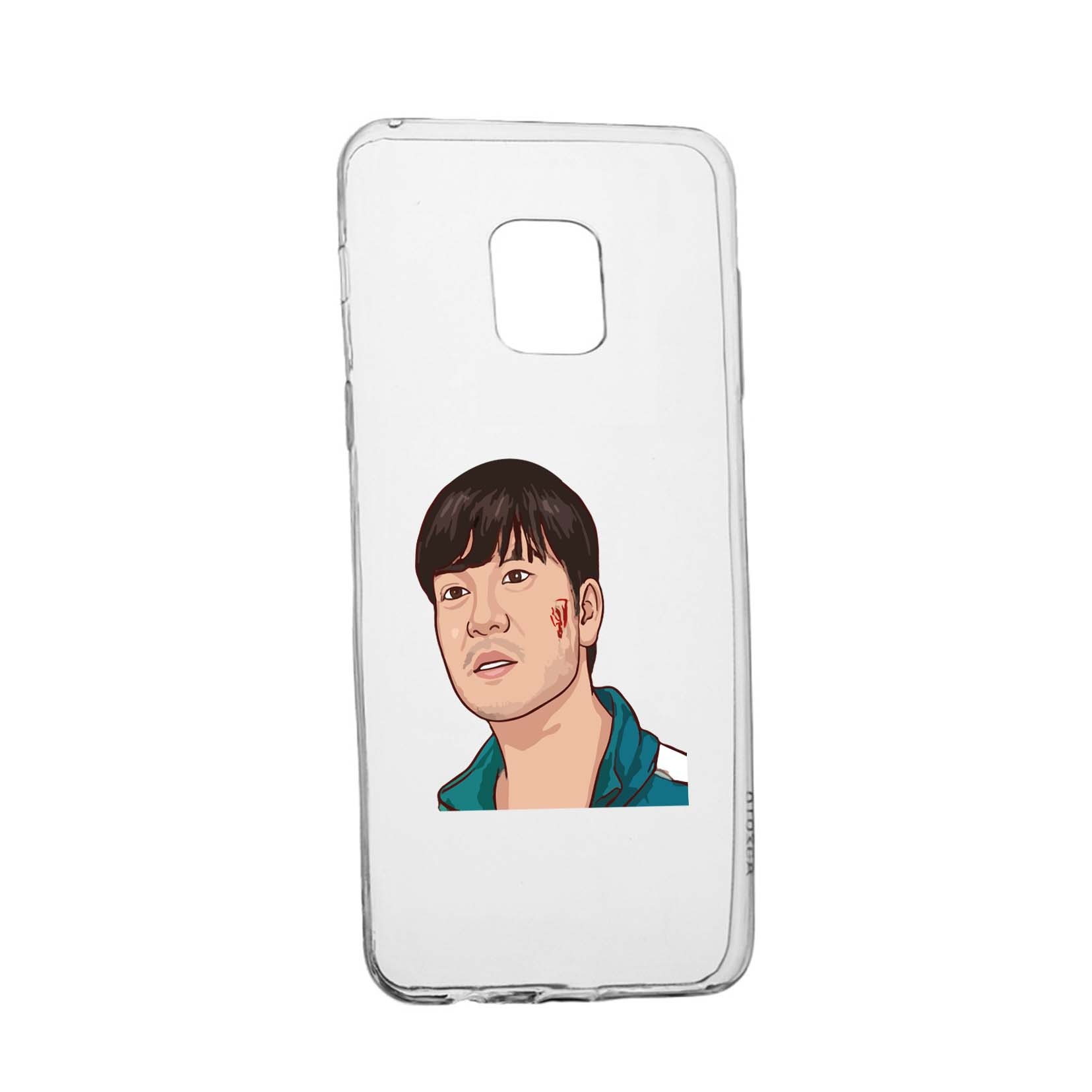 Husa Silicon Compatibila cu Nokia XR20, Squid Game - Gamer 218, rezistenta la uzura, anti-alunecare, 843