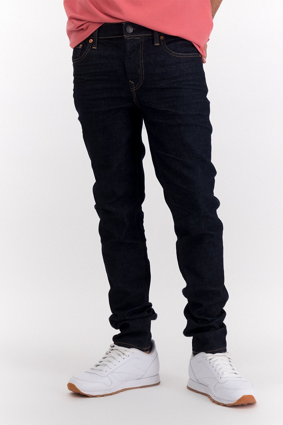 American Eagle, Дънки по тялото с контрастни шевове, Черен, W32-L32 ...