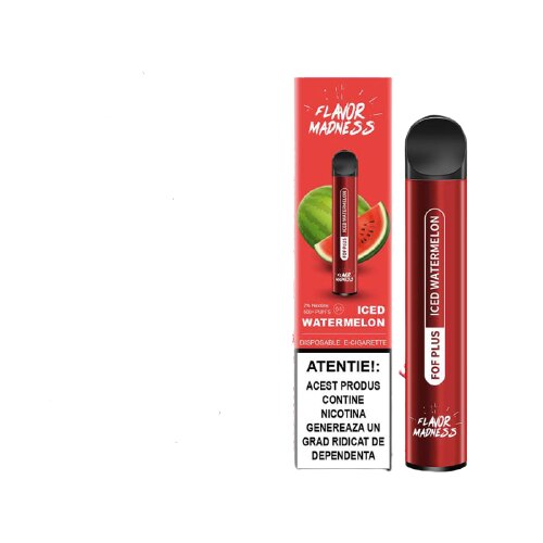 Tigara Electronica de Unica Folosinta cu Nicotina - Puff Bar FOF Plus - Iced Watermelon