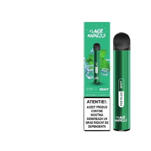 Tigara Electronica de Unica Folosinta cu Nicotina - Puff Bar FOF Plus - Mint