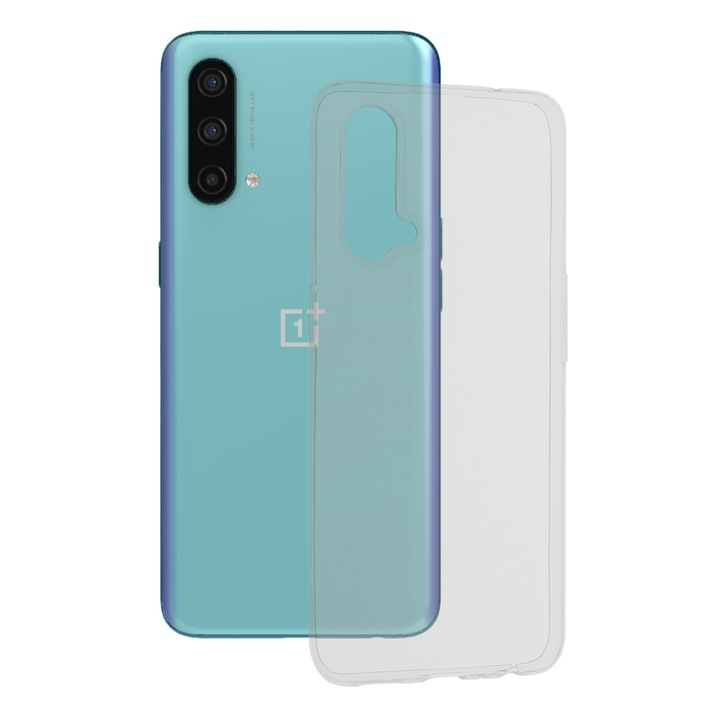 Кейс за OnePlus Nord CE 5G, Techsuit Clear Silicone, Transparent