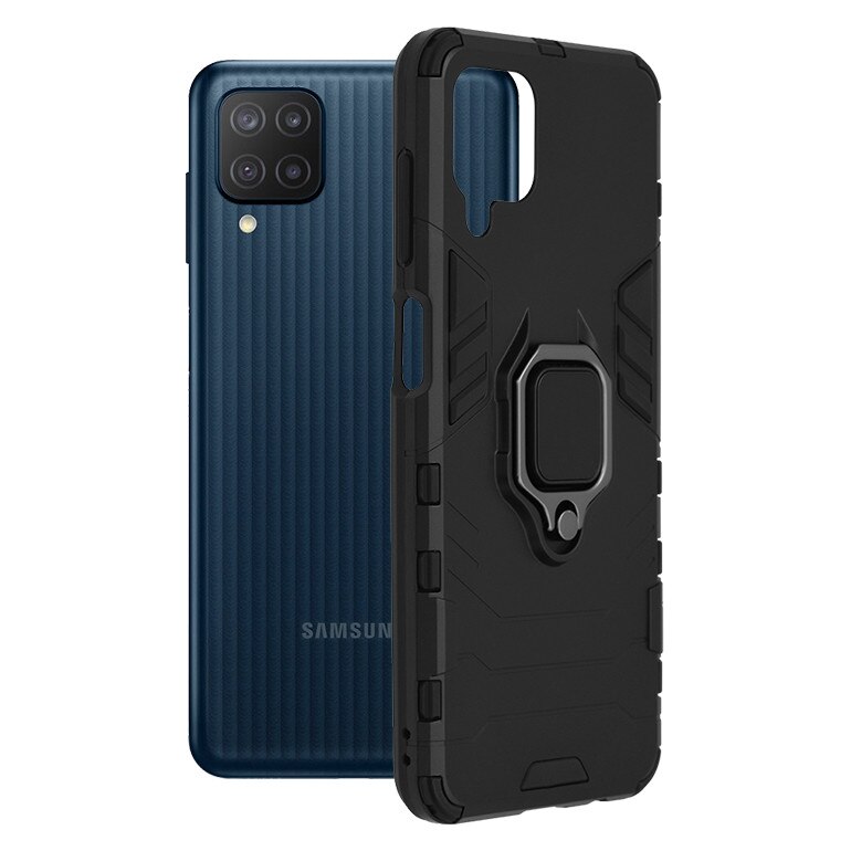 Husa pentru Samsung Galaxy M12 Atlantic Shield Silicon Negru