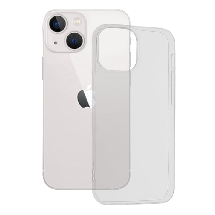Прозрачен защитен калъф AZIAO за Apple iPhone 13 Mini, Invisible Trend, Diamond Hexa Anti-Drop Technology, Perfect Fit, прозрачен