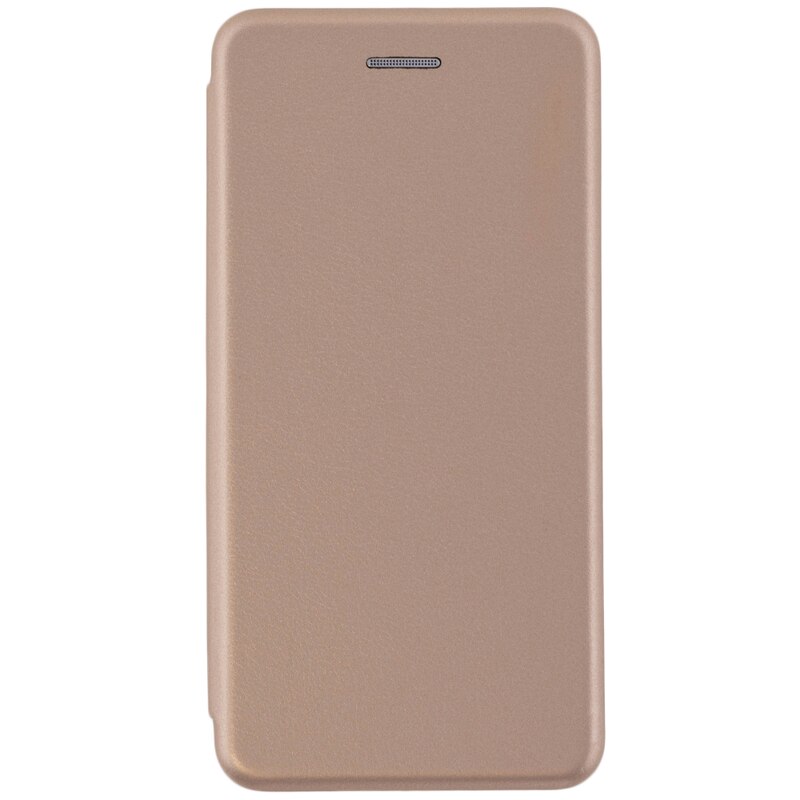 Husa Flip Carte Elegance pentru Nokia 1 Plus, Inchidere Magnetica, Gold