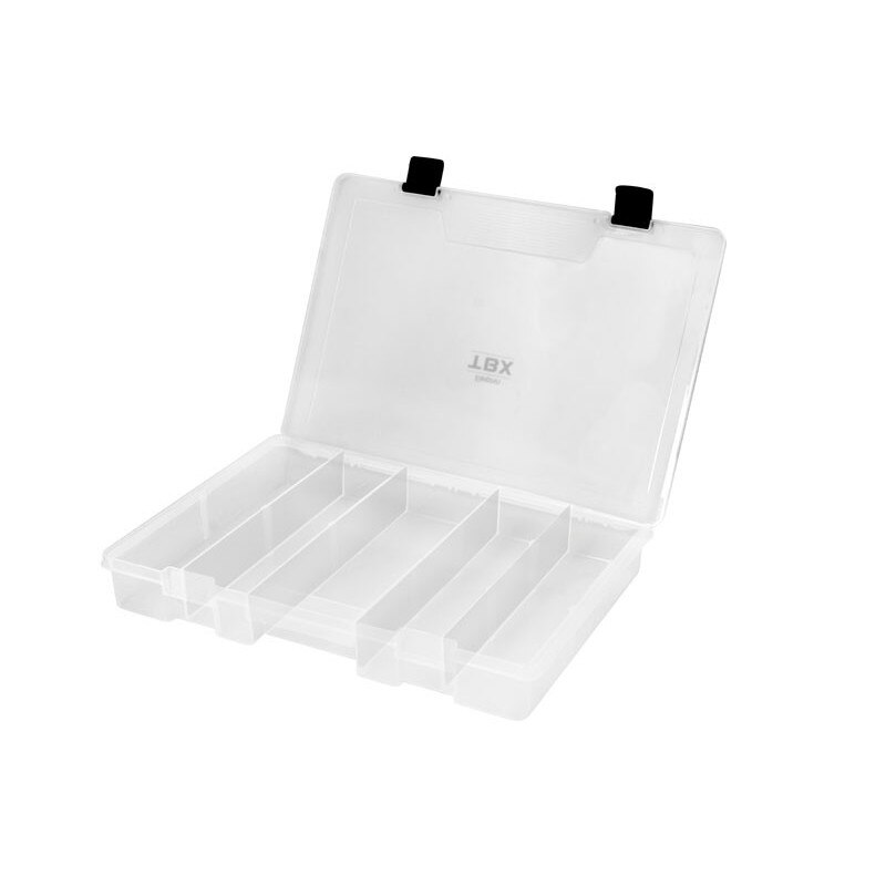 Cutie accesorii cu 5 compartimente pentru pescuit, Delphin, Model TBX One Clip Dimensiuni 350x250x48mm