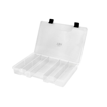 Cutie accesorii cu 5 compartimente pentru pescuit, Delphin, Model TBX One Clip Dimensiuni 350x250x48mm Cutie accesorii cu 5 compartimente pentru pescuit, Delphin, Model TBX One Clip Dimensiuni 350x250x48mm