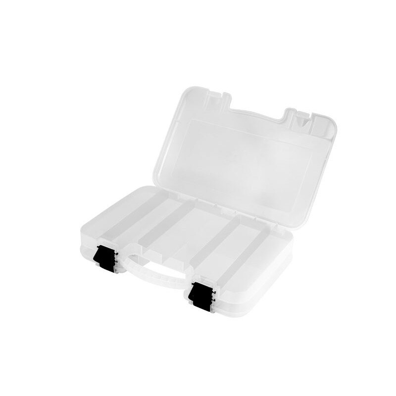 Cutie dubla cu 12 compartimente pentru pescuit, Delphin, Model TBX Duo Clip Dimensiuni 298x220x57mm