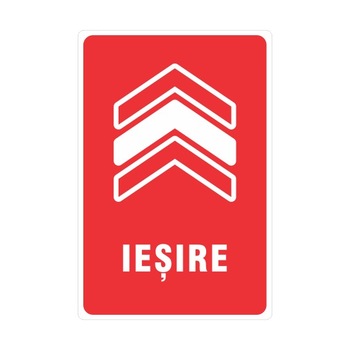 Sticker pentru pardoseli, Iesire, 20x30cm Sticker pentru pardoseli, Iesire, 20x30cm