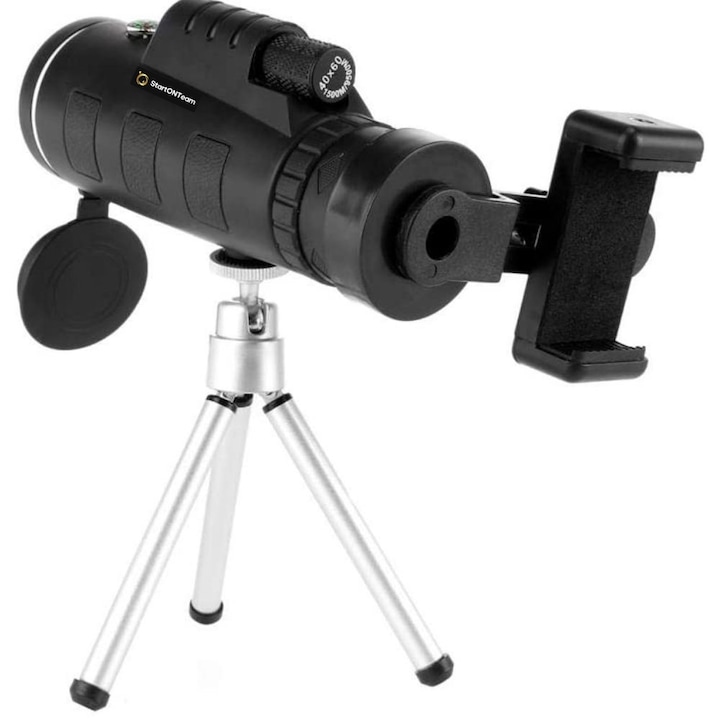 Monoclu Telescop HD 40X60 cu Suport Pentru Smartphone Si Trepied