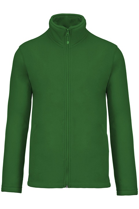 Jacheta fleece barbati, Kariban Falco K911, Verde padure