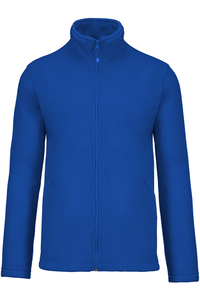Jacheta fleece barbati, Kariban Falco K911, Albastru royal