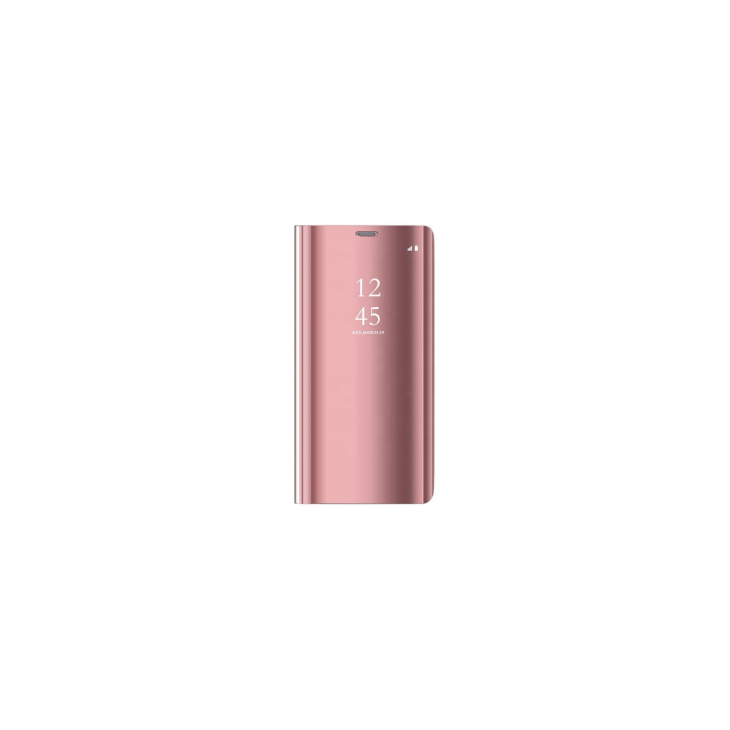 Husa de protectie pentru Xiaomi Redmi 8A, Clear View, Roz